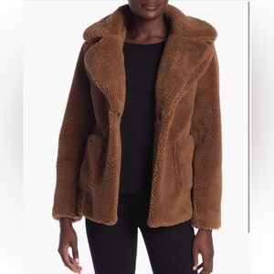 SEBBY Teddy Faux Shearling Jacket